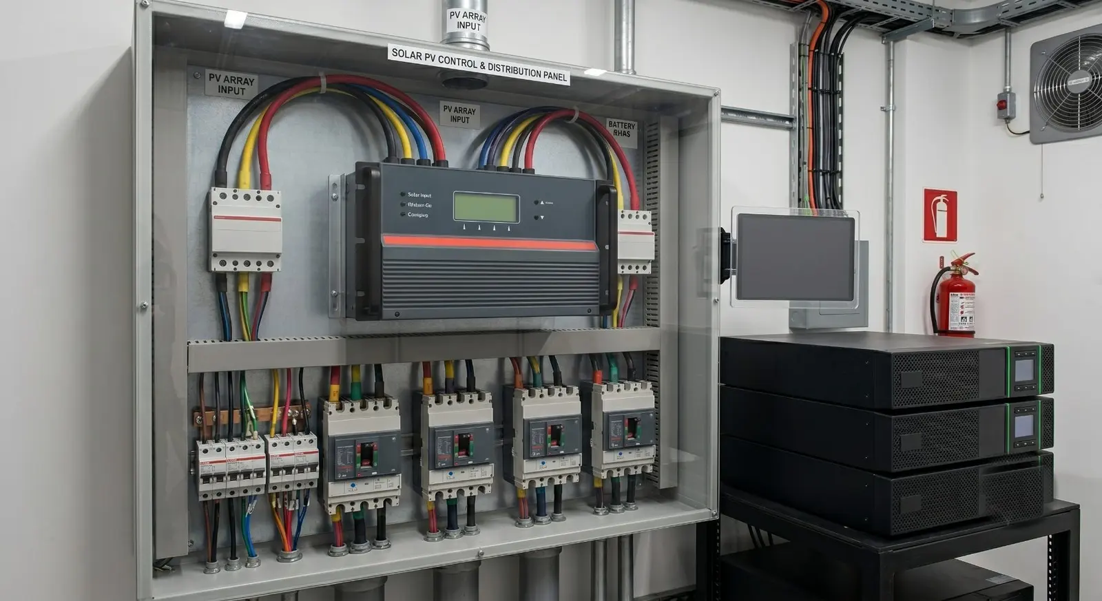 Controlador de carga MPPT THERA en operación