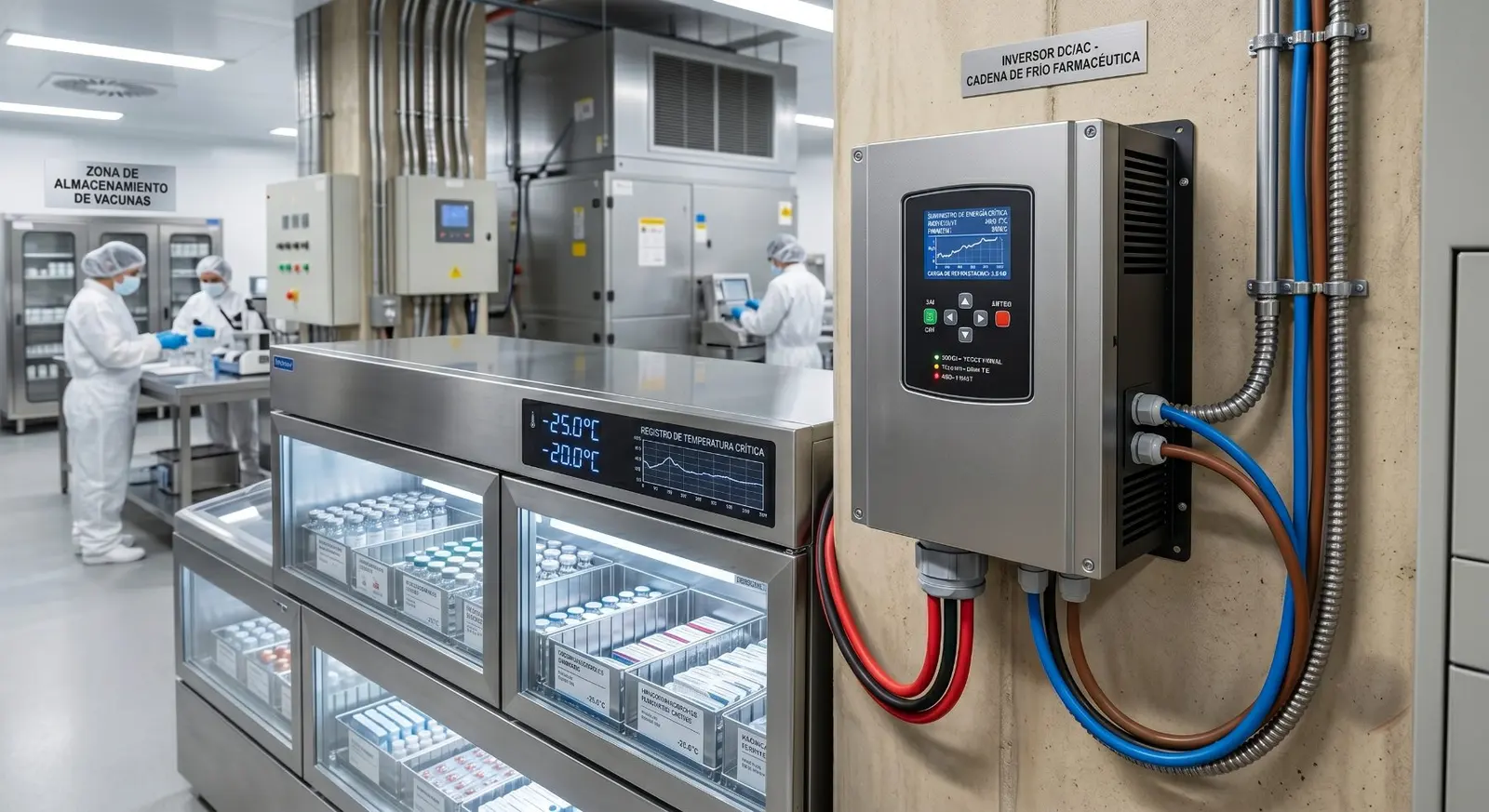 Inversores THERA en una sala técnica